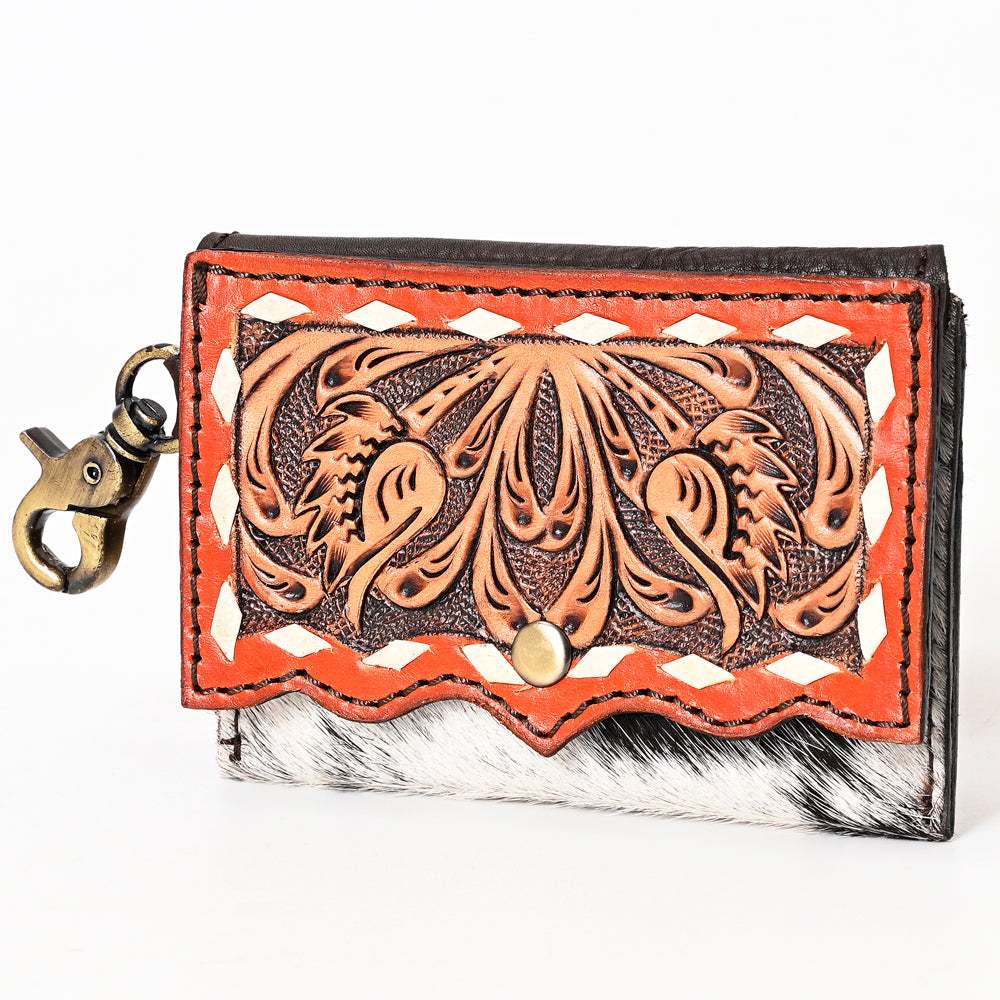 American Darling Hand Tooled Hair-On Genuine Leather
