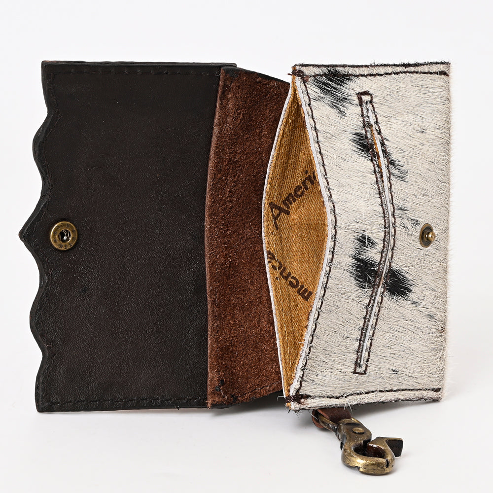 American Darling Hand Tooled Hair-On Genuine Leather