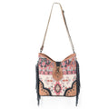 Ohlay Messenger Upcycled Canvas Genuine Leather
