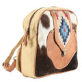 Ohlay Backpack Upcycled Wool Upcycled Canvas Hair-On Genuine Leather