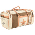 Ohlay Duffel Upcycled Canvas Genuine Leather