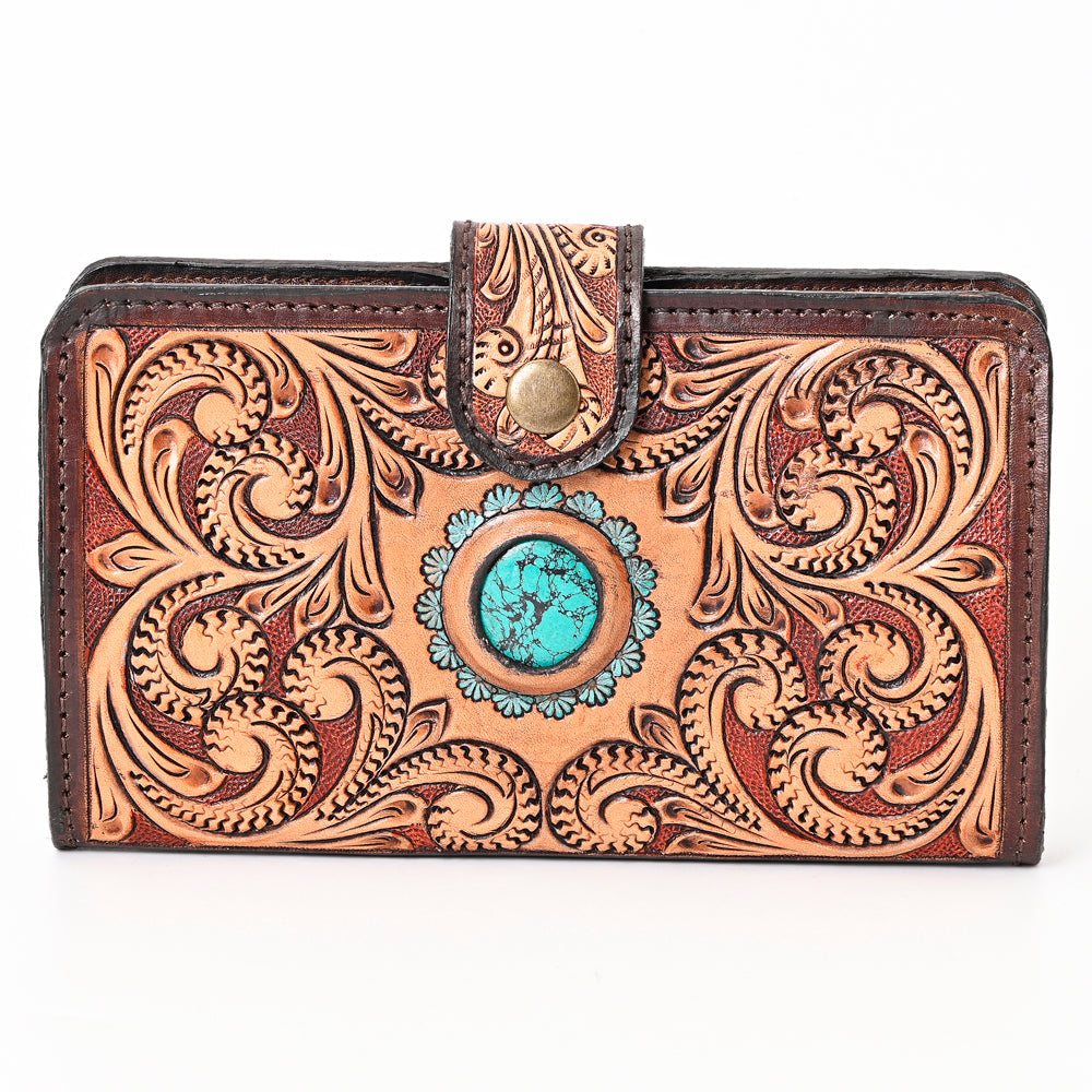 American Darling Hand-Tooled Genuine Leather Bag