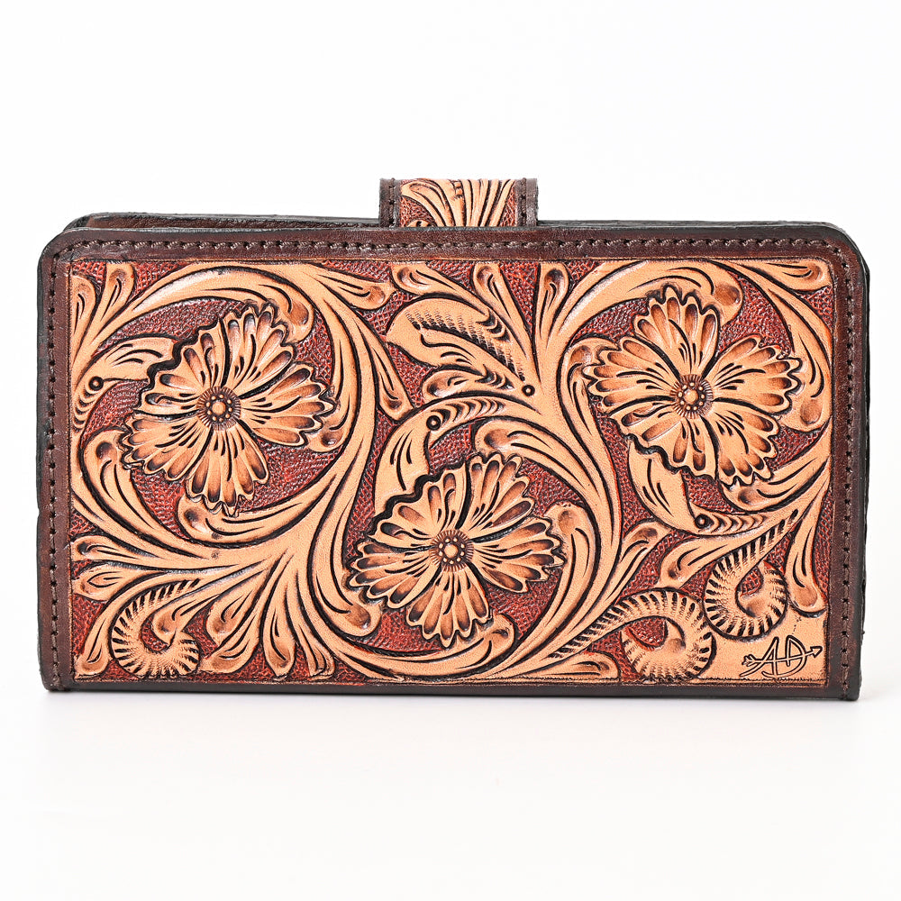 American Darling Hand-Tooled Genuine Leather Bag