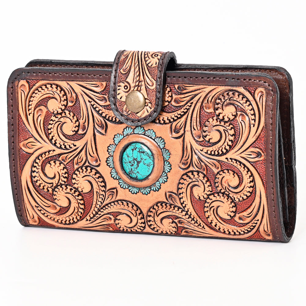 American Darling Hand-Tooled Genuine Leather Bag