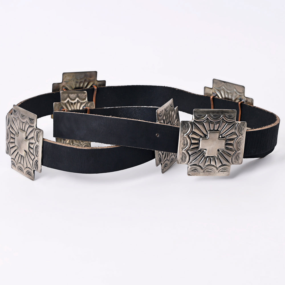 American Darling Full Grain Genuine Leather Belt Womens Western with Removable Buckle Hunter Green Small