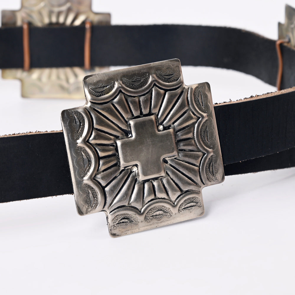 American Darling Full Grain Genuine Leather Belt Womens Western with Removable Buckle Hunter Green Small