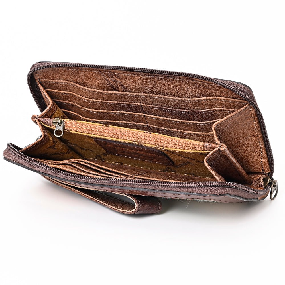 American Darling Organiser Hand Tooled Saddle Blanket Genuine Leather