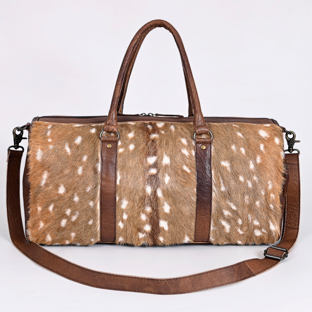 American Darling Women's Duffel Bag Western Hair On Genuine Leather Handbag and Ladies Purse