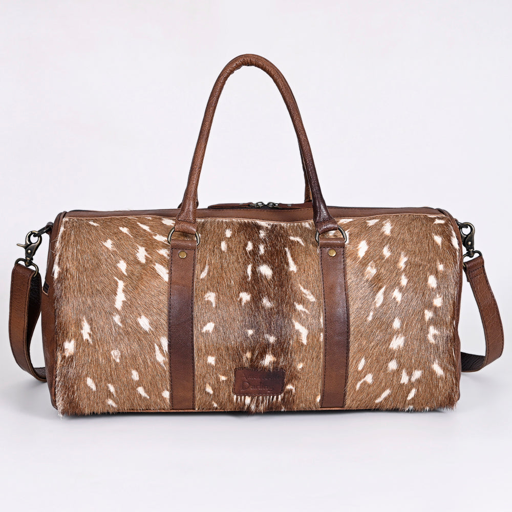 American Darling Women's Duffel Bag Western Hair On Genuine Leather Handbag and Ladies Purse