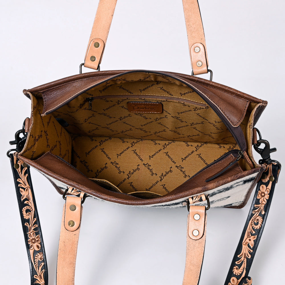 American Darling Saddle Blanket Genuine Leather Tote