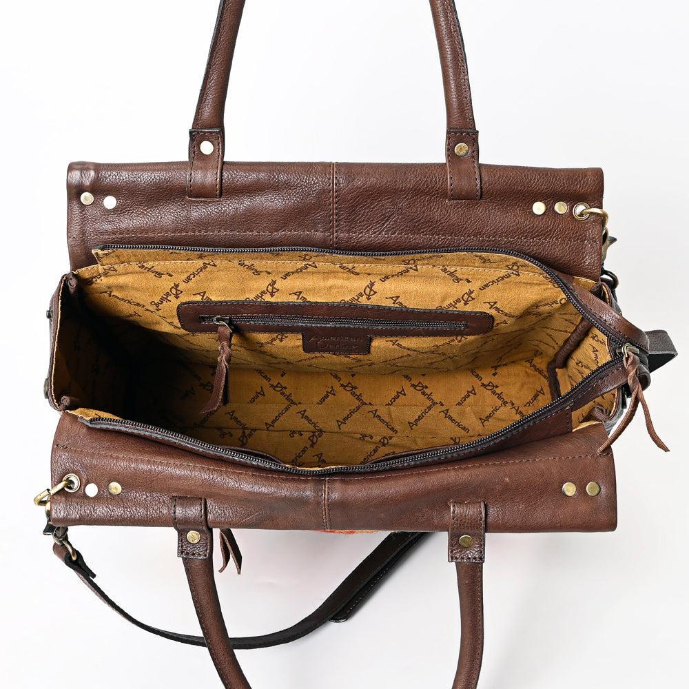 American Darling Saddle Blanket & Leather Tote