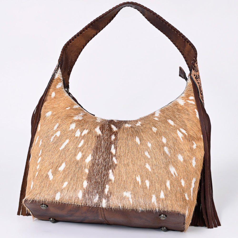 Hobo Hair On Saddle Blanket Genuine Leather Western Bag For Women
