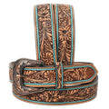 HILASON W. Genuine Leather Belt for Men Women Cowboy Cowgirl Handmade