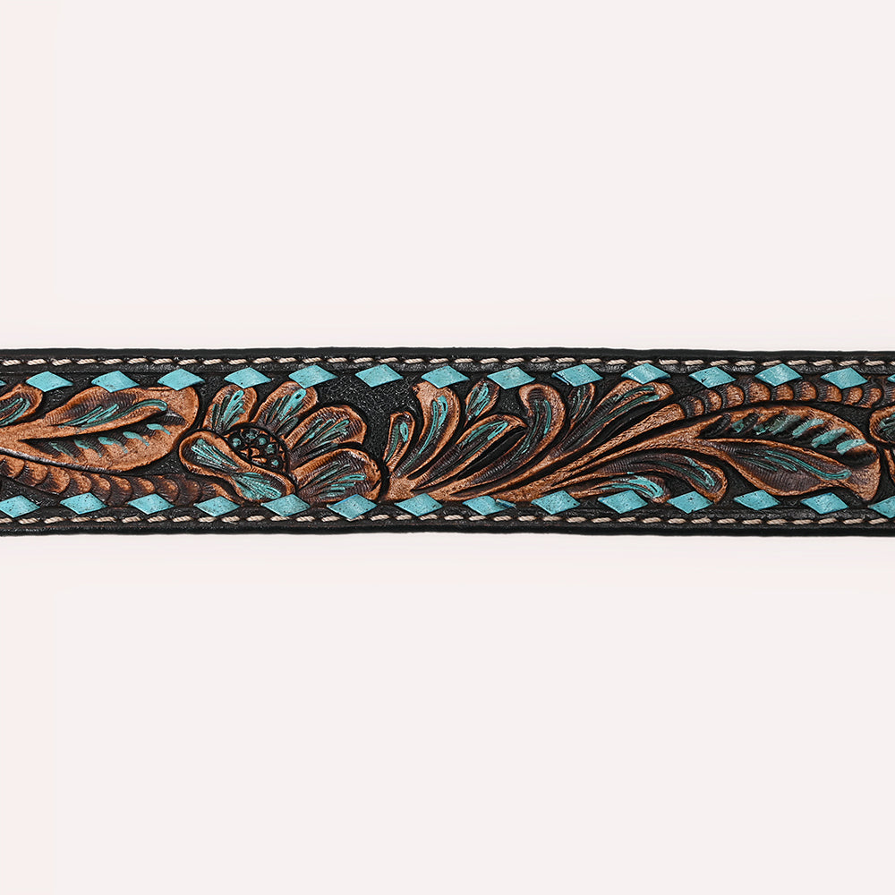 HILASON W. Genuine Leather Belt for Men Women Cowboy Cowgirl Handmade
