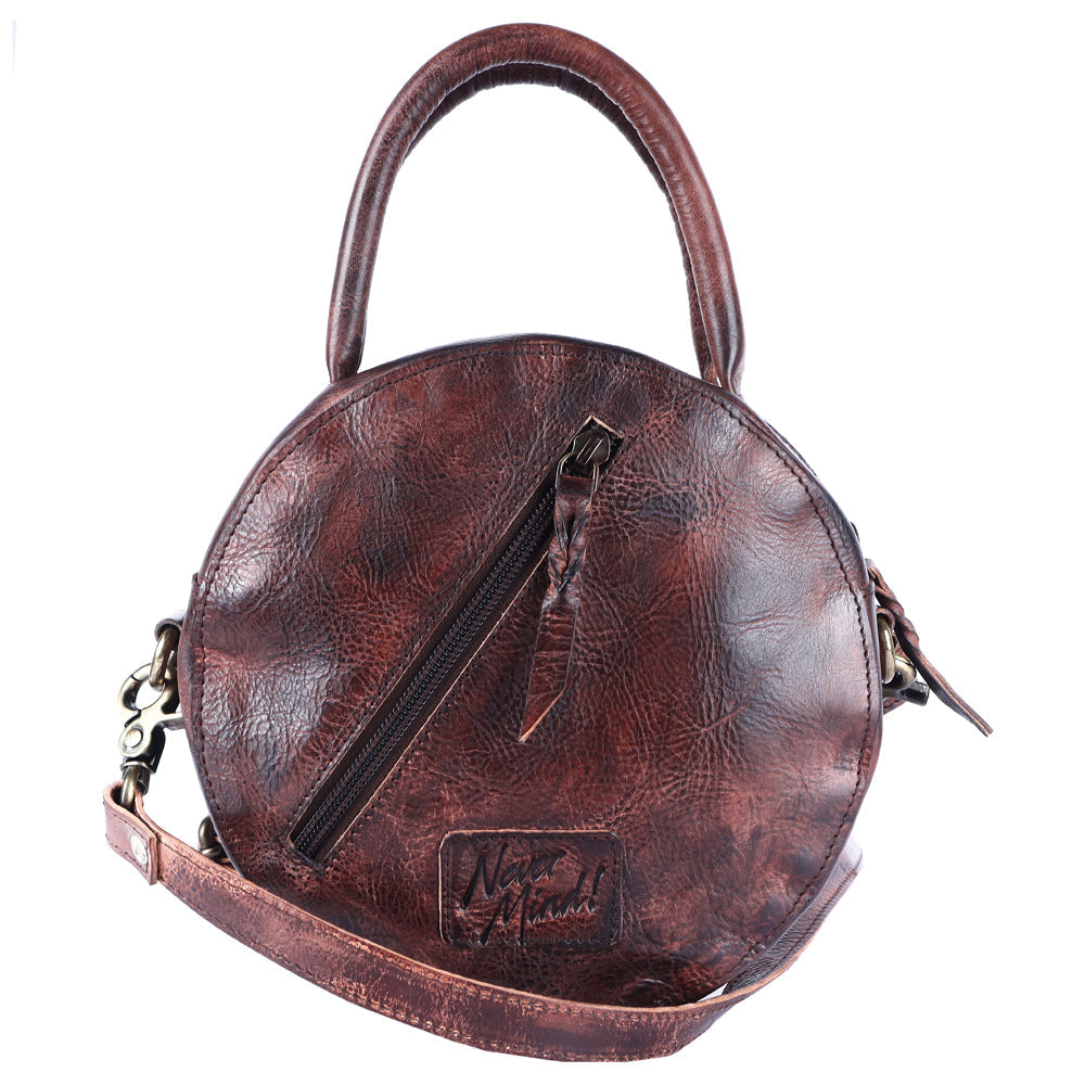 Never Mind Canteen Vintage Handmade Genuine Cowhide Leather