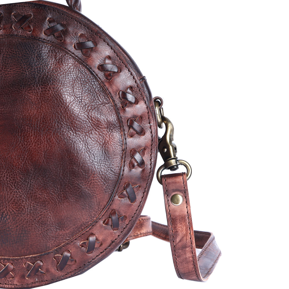 Never Mind Canteen Vintage Handmade Genuine Cowhide Leather
