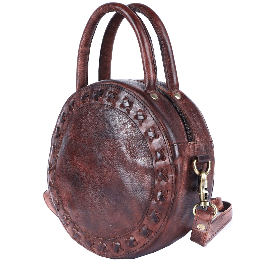 Never Mind Canteen Vintage Handmade Genuine Cowhide Leather