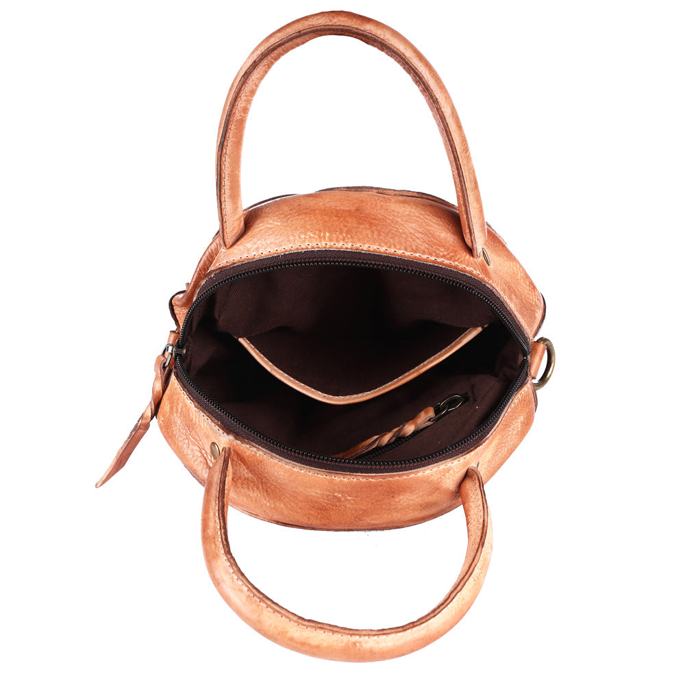 Never Mind Canteen Vintage Handmade Genuine Cowhide Leather