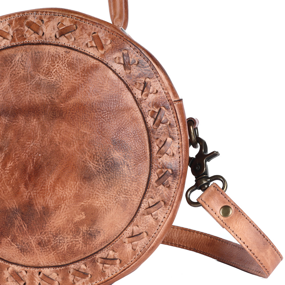 Never Mind Canteen Vintage Handmade Genuine Cowhide Leather