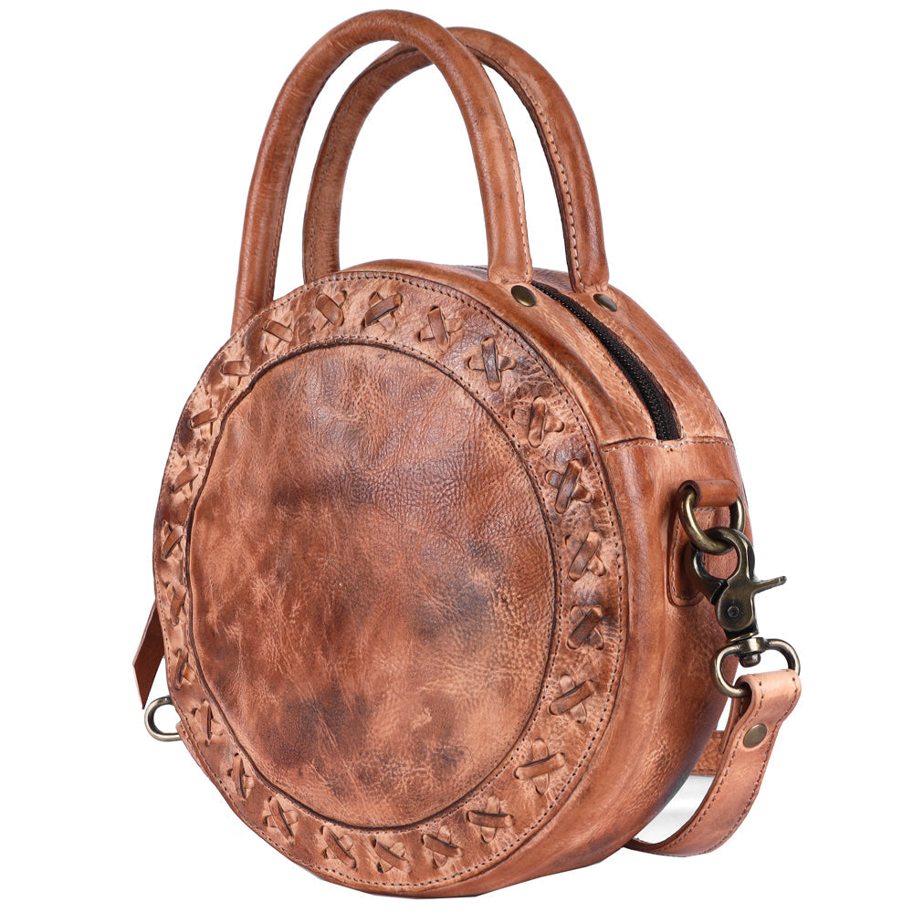 Never Mind Canteen Vintage Handmade Genuine Cowhide Leather