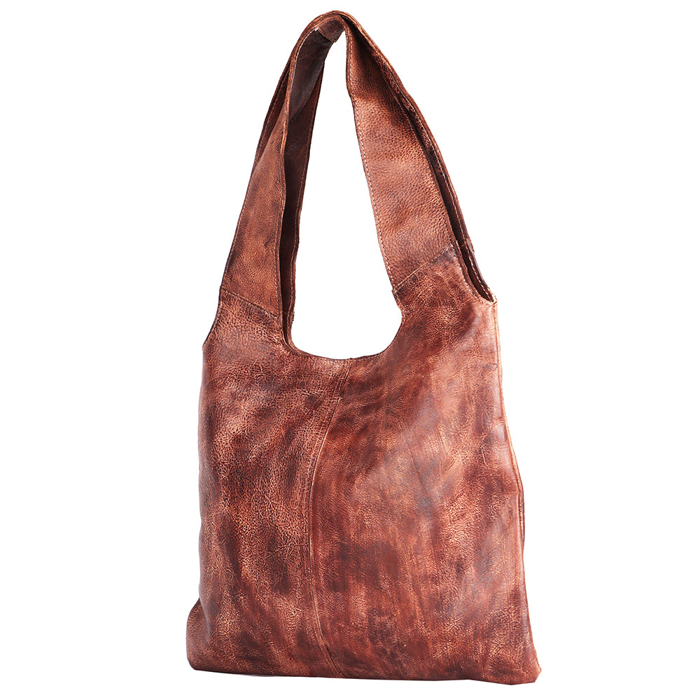Never Mind Hobo Vintage Handmade Genuine Cowhide Leather