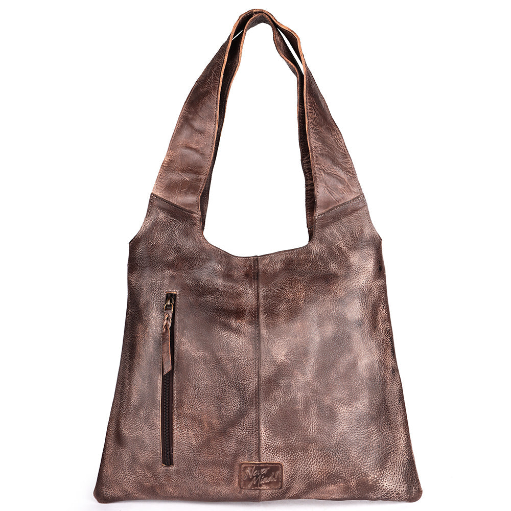 Never Mind Hobo Vintage Handmade Genuine Cowhide Leather