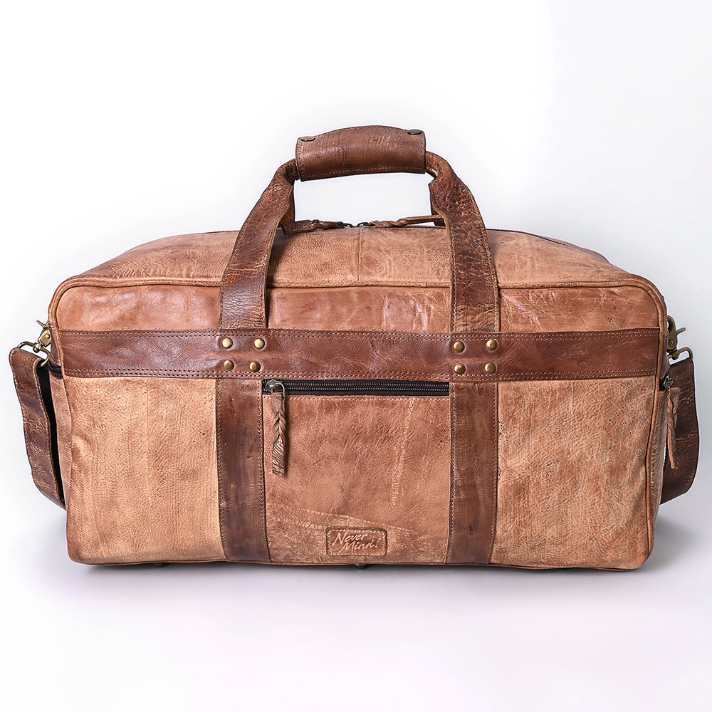 Never Mind Duffel Genuine Leather