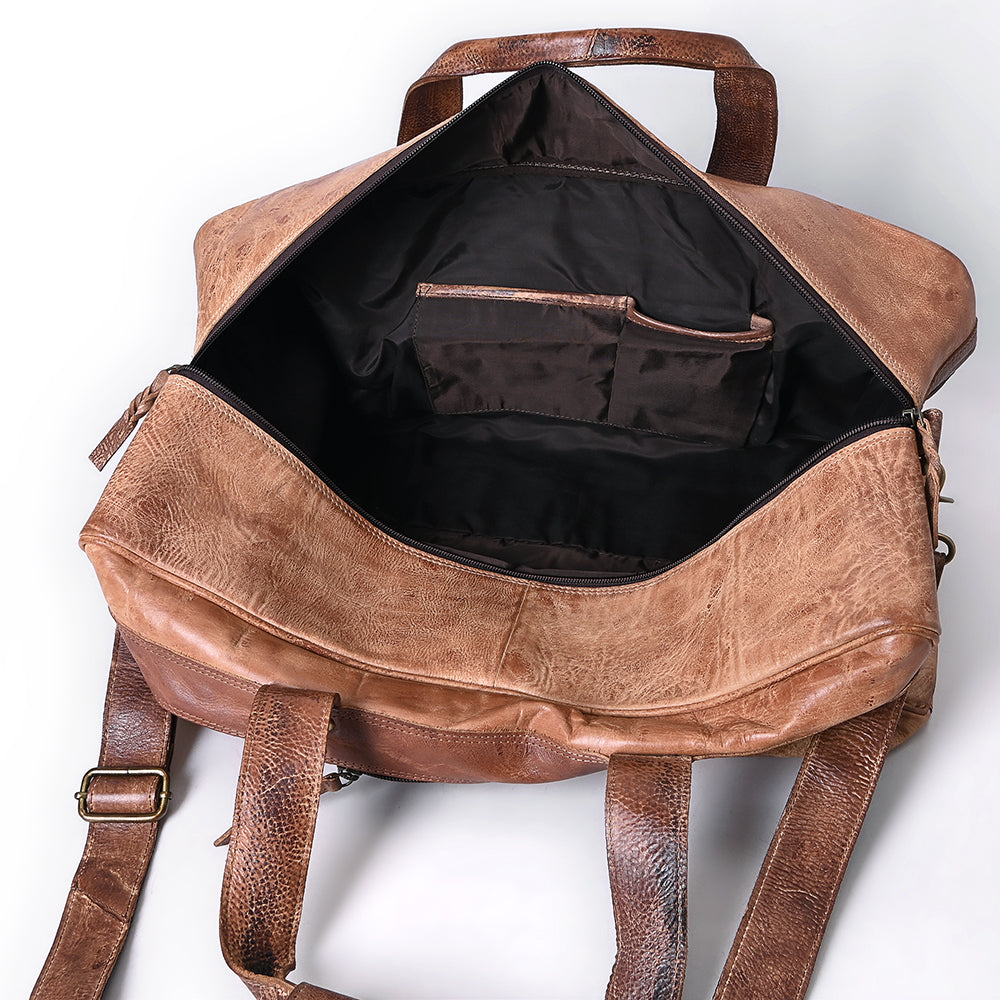 Never Mind Duffel Genuine Leather