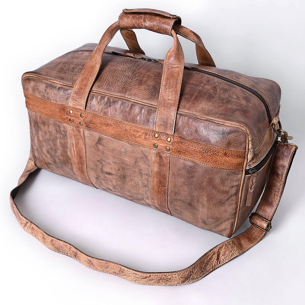 Never Mind Duffel Genuine Leather