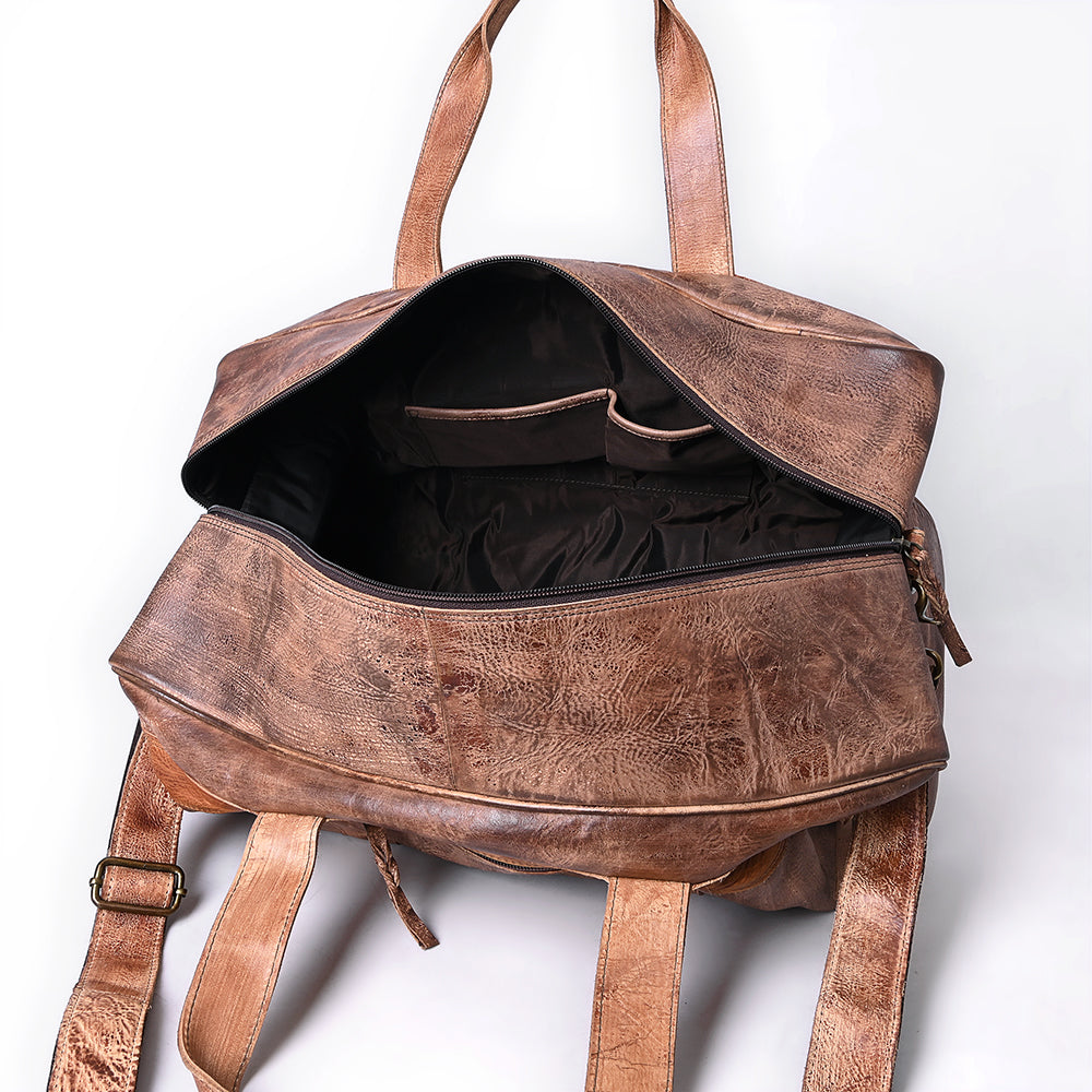 Never Mind Duffel Genuine Leather