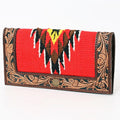 American Darling Saddle Blanket & Tooled Leather Clutch