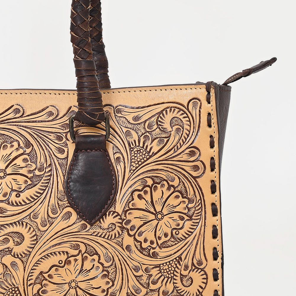 American Darling Hand-Tooled Genuine Leather Bag