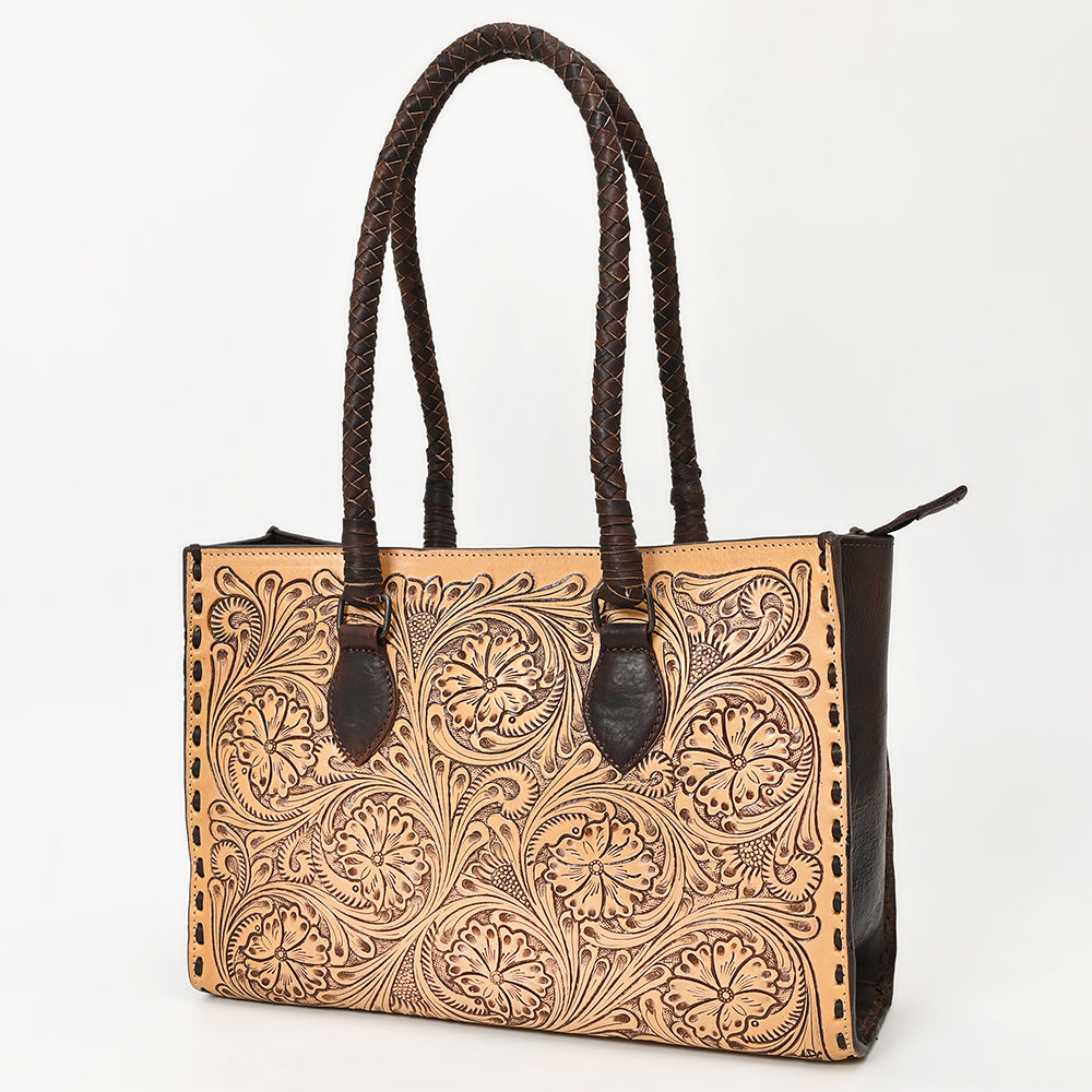 American Darling Hand-Tooled Genuine Leather Bag