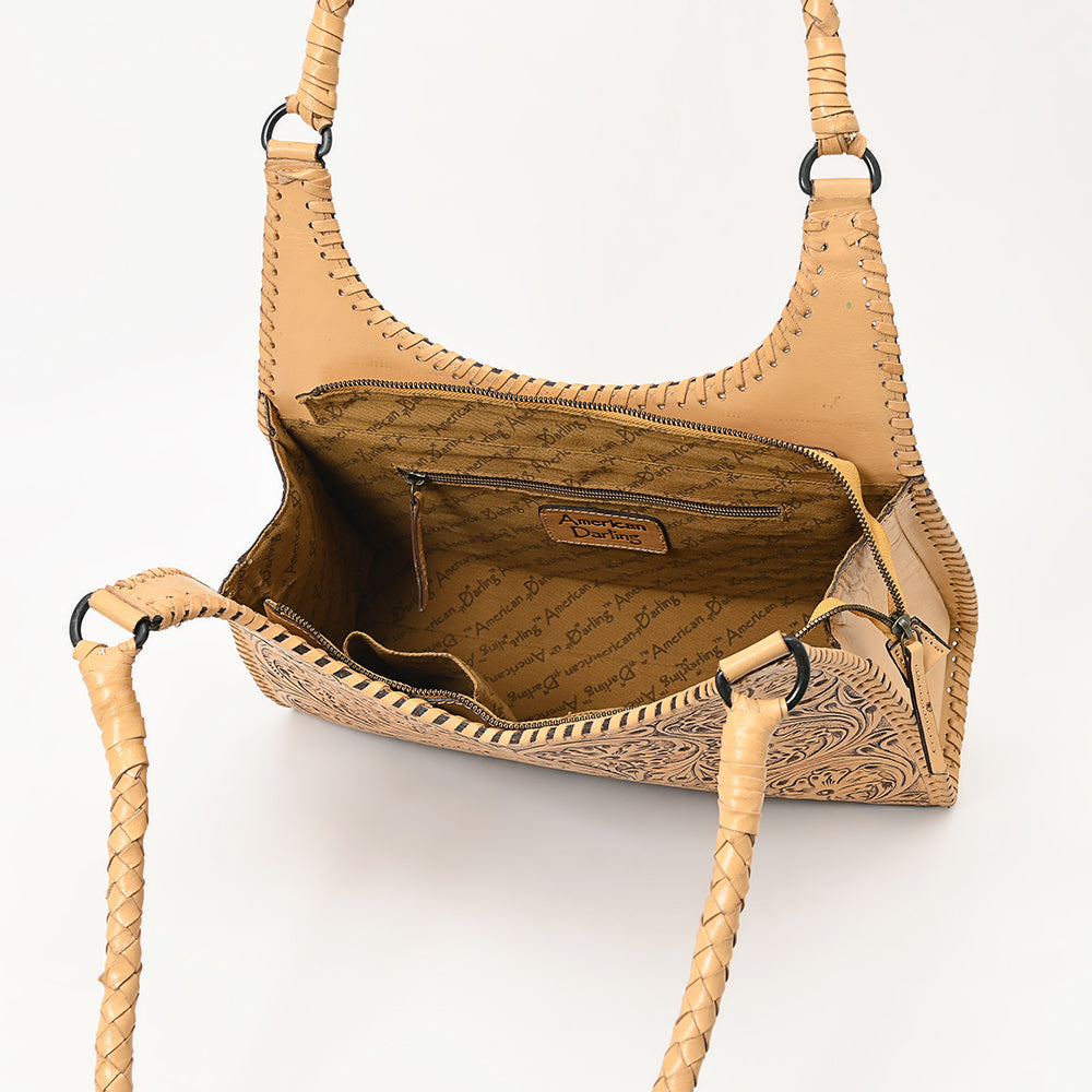 American Darling Hand-Tooled Genuine Leather Bag