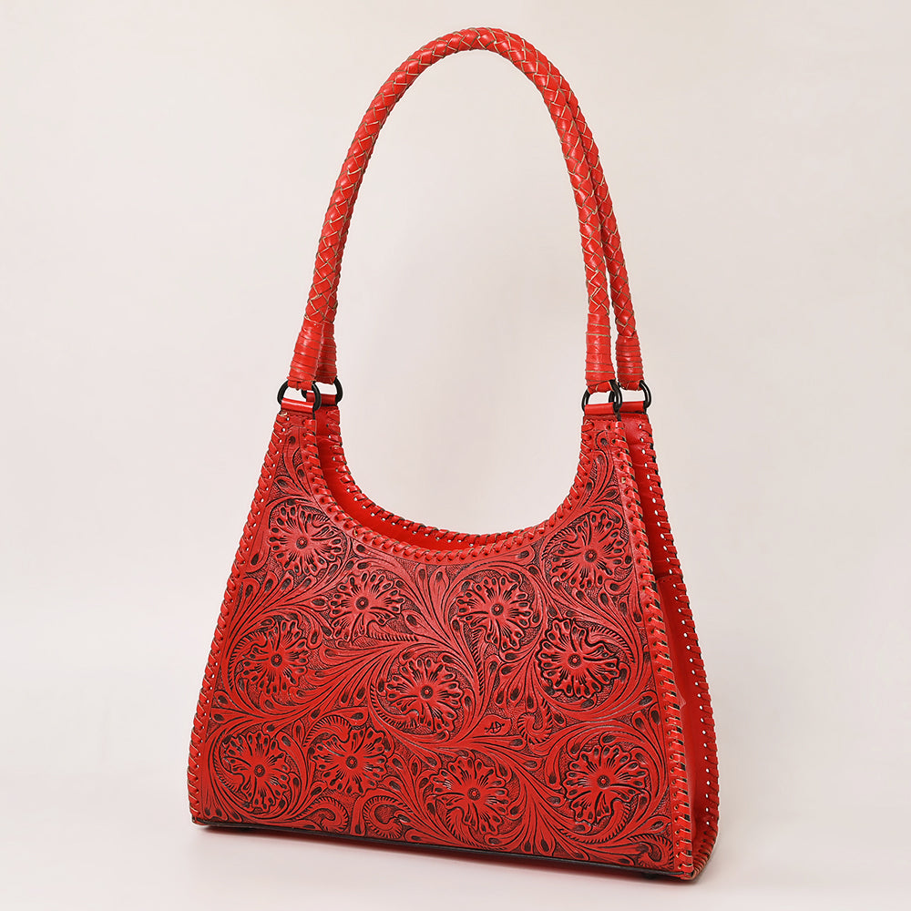 American Darling Hand-Tooled Genuine Leather Bag