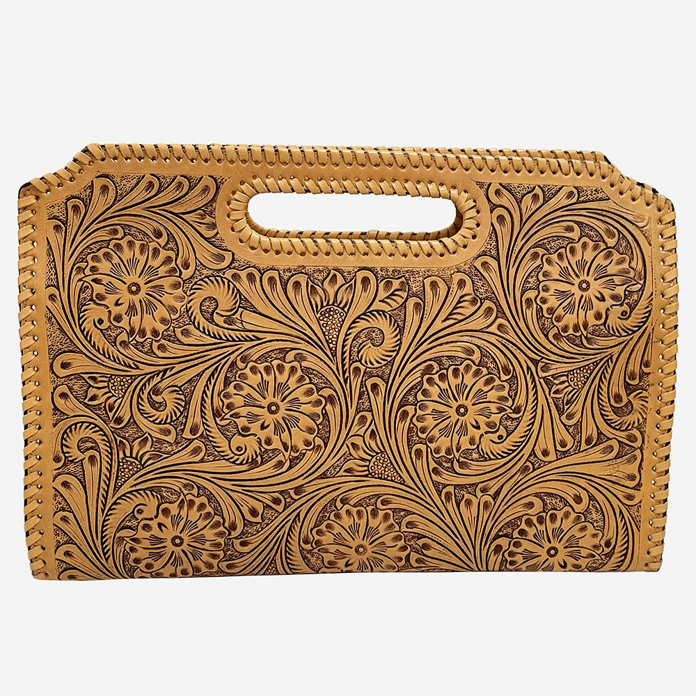 American Darling Hand-Tooled Genuine Leather Bag