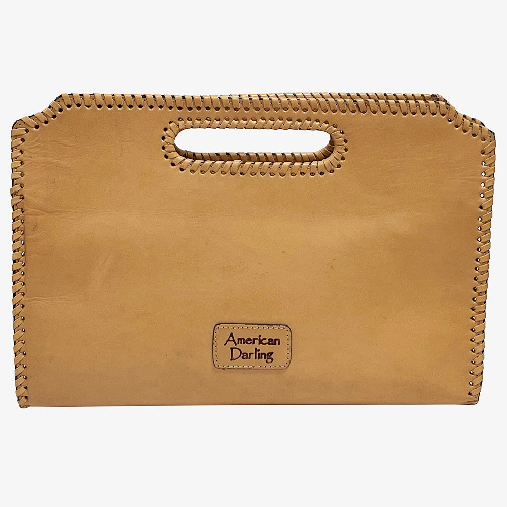 American Darling Hand-Tooled Genuine Leather Bag