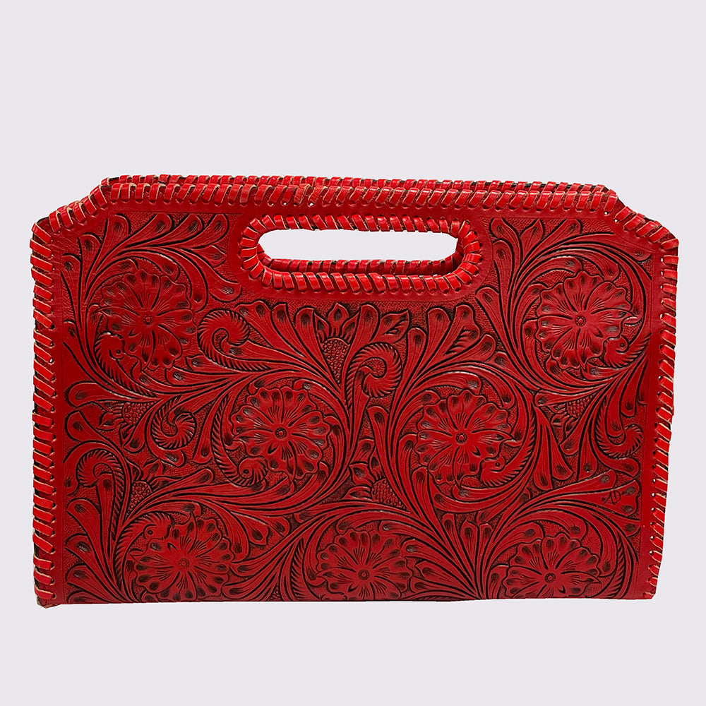 American Darling Hand-Tooled Genuine Leather Bag