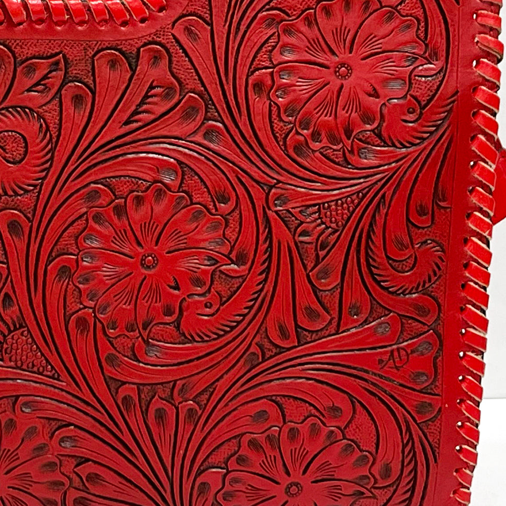 American Darling Hand-Tooled Genuine Leather Bag