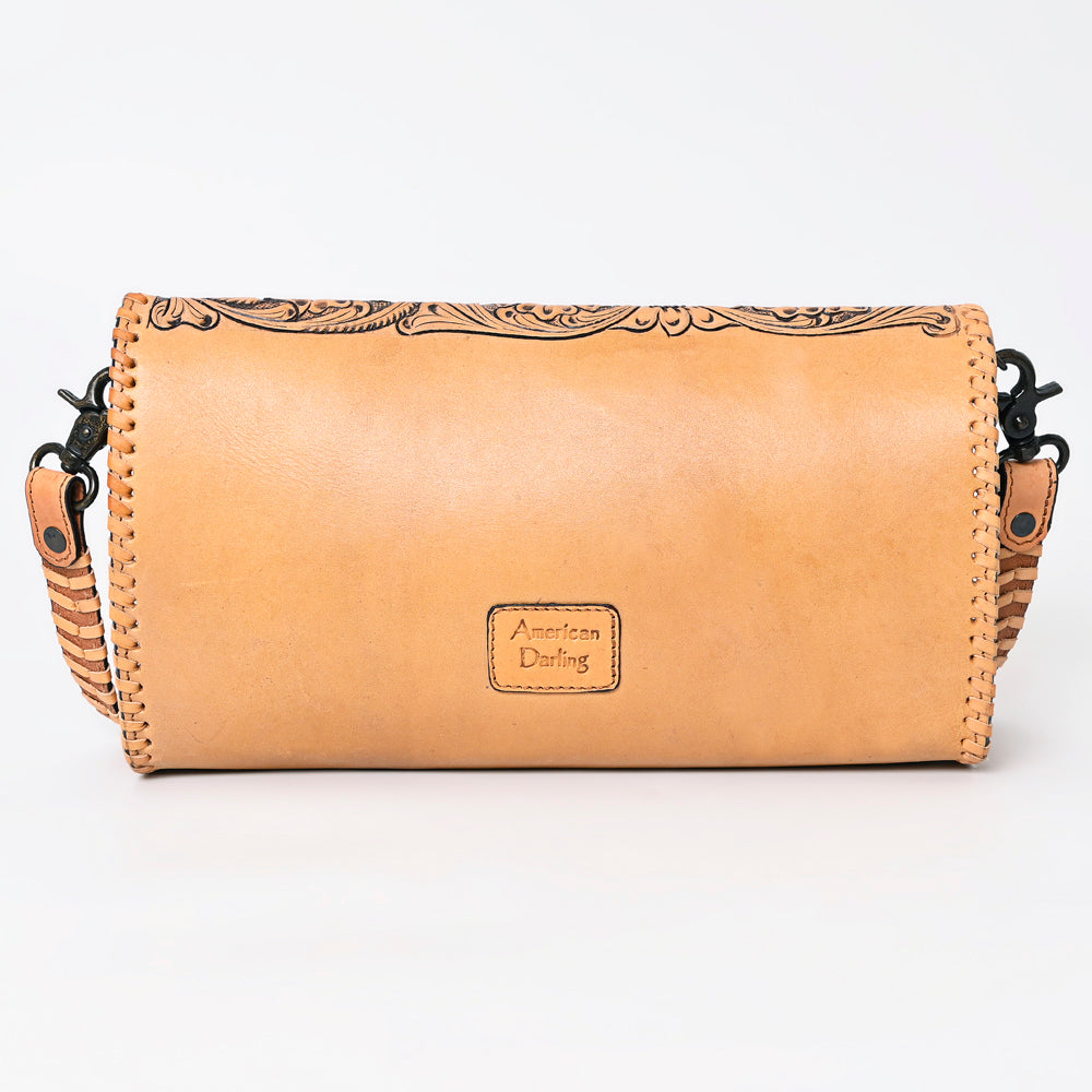 American Darling Hand-Tooled Genuine Leather Bag