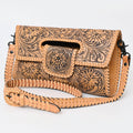 American Darling Hand-Tooled Genuine Leather Bag