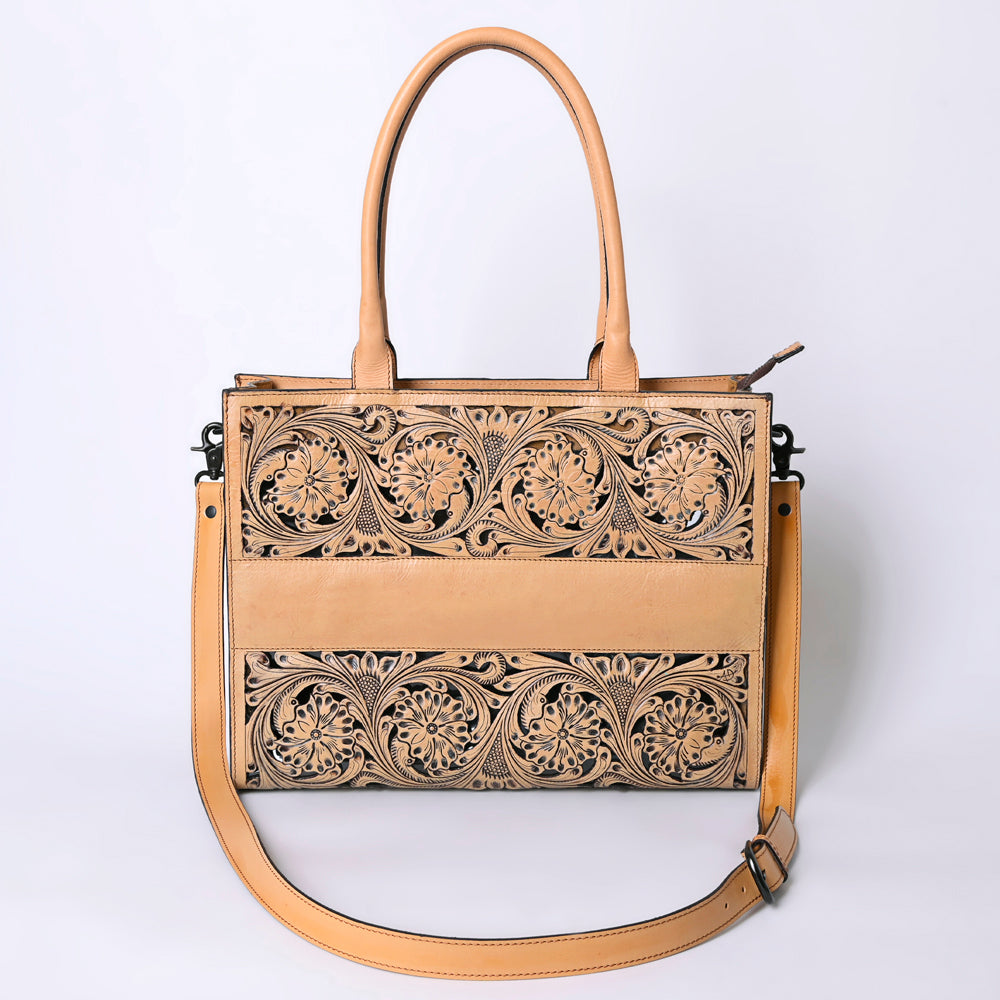 American Darling Hand-Tooled Genuine Leather Bag