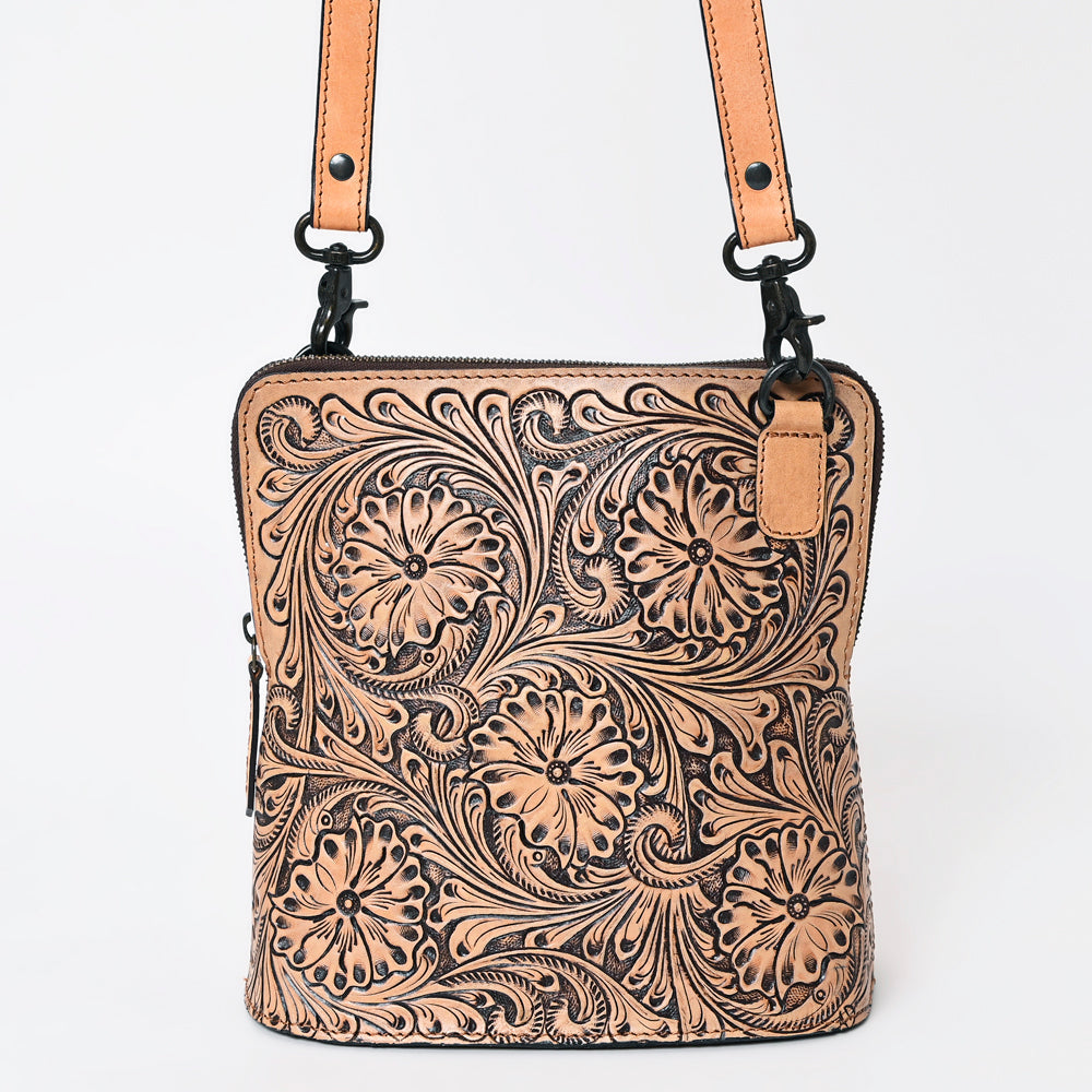 American Darling Hand-Tooled Genuine Leather Bag