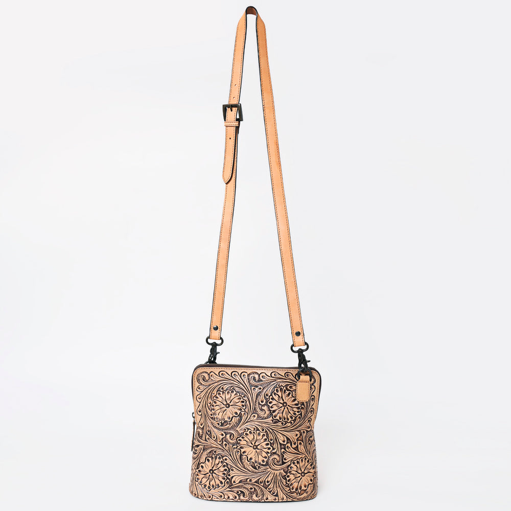 American Darling Hand-Tooled Genuine Leather Bag