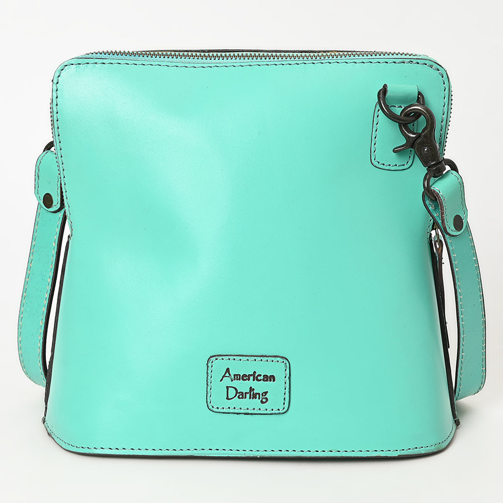 American Darling Hand-Tooled Genuine Leather Bag