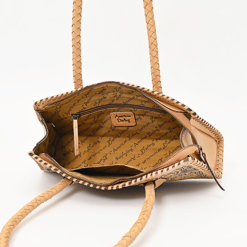 American Darling Hand Tooled Genuine Leather
