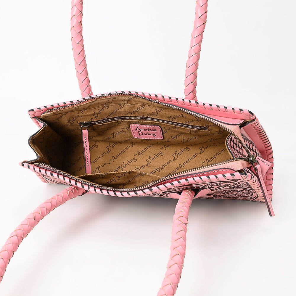 American Darling Small Crossbody Hand Tooled Genuine Leather