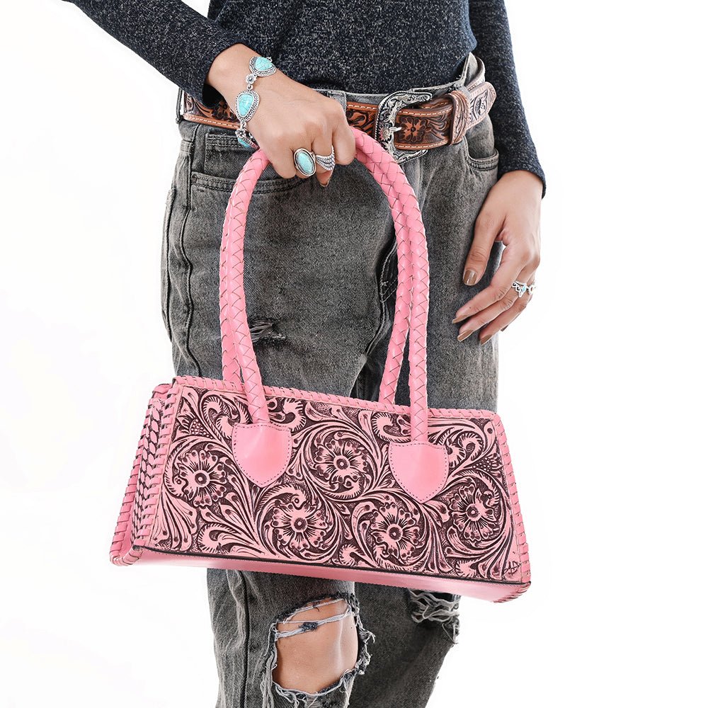 American Darling Small Crossbody Hand Tooled Genuine Leather