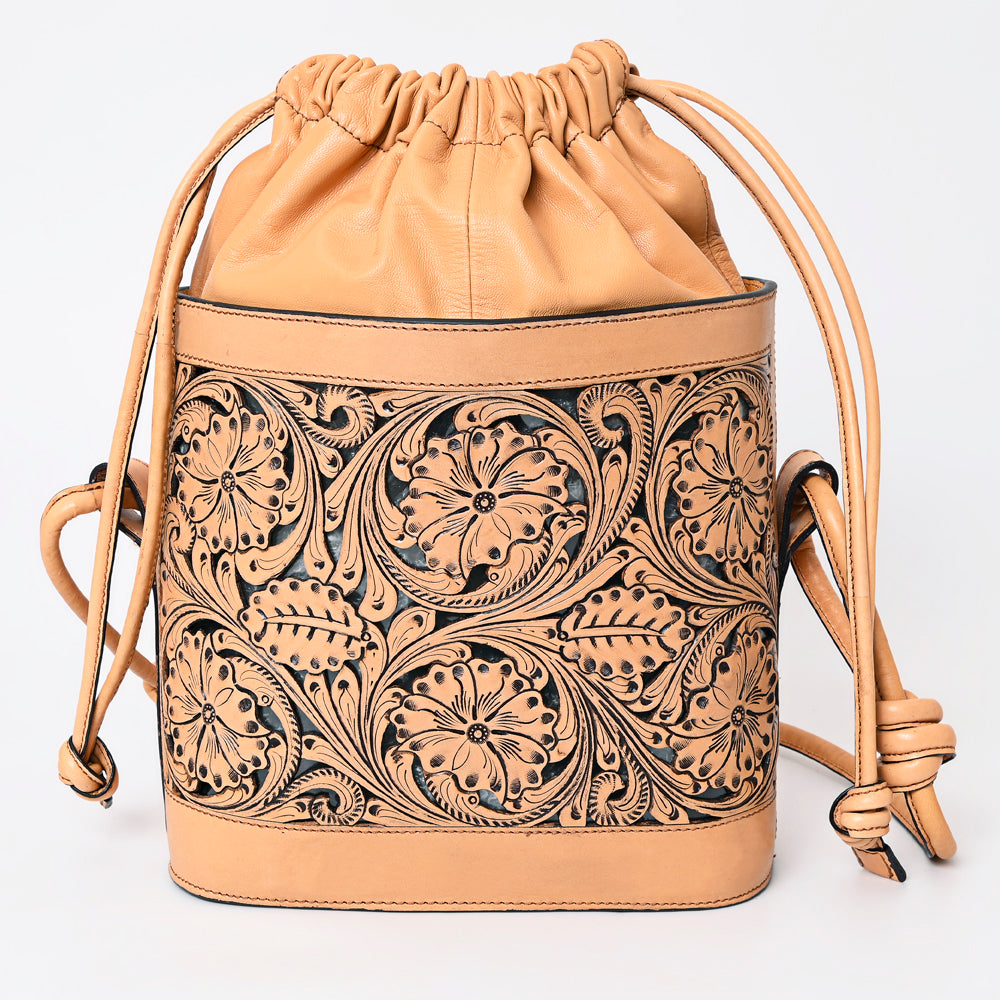 American Darling Hand-Tooled Genuine Leather Bag