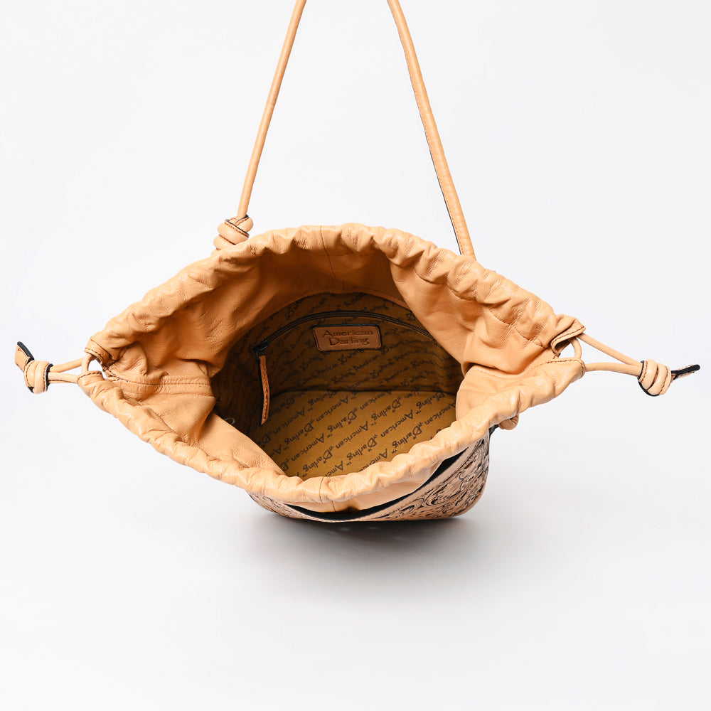 American Darling Hand-Tooled Genuine Leather Bag